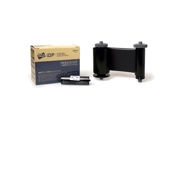 Obrazek Smart-21/Smart-31S/Smart-31D/Smart-51S/Smart-51D black without overlay ribbon/dye film (K) - min. 1200 print. Smart 55659383 / 659383 SS-IDDC-S-K (DE,SE,NO,FI,RO,PL)