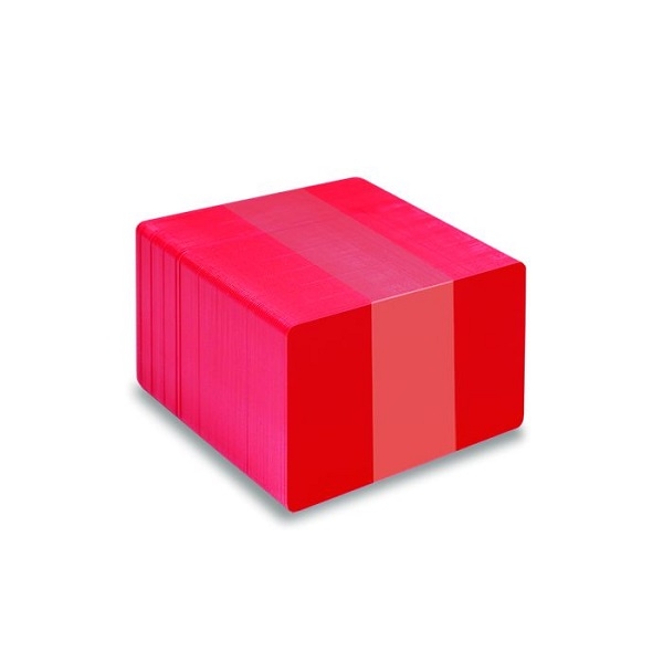 Obrazek Blank red cards - CR80 (RED CORE). 70102034 (DE,SE,NO,FI,RO,PL)
