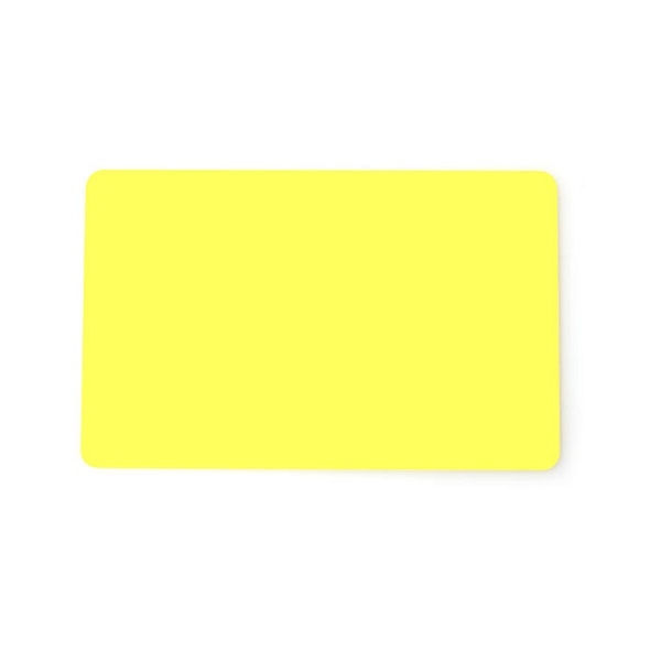 Obrazek Blank yellow cards - CR80 (YELLOW CORE). 70102027 (DE,SE,NO,FI,RO,PL)