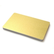 Obrazek Blank thin gold cards - 480 micron, 0.48 mm (WHITE CORE). 70102028LI420 (DE,SE,NO,FI,RO,PL)