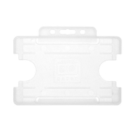 Obrazek Bio ID badge Cardholder/carrying face open plastic frosted/clear (horizontal/landscape). 60270450 (DE,SE,NO,FI,RO,PL)