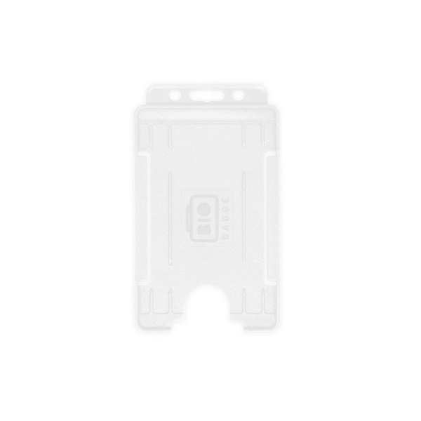 Obrazek Bio badge Cardholder/carrying face open plastic frosted/clear (vertical/portrait). 60270470 (DE,SE,NO,FI,RO,PL)