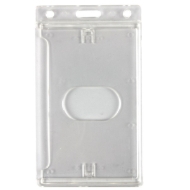 Obrazek Cardholder/carrying case rigid plastic with lock clear (vertical/portrait). 60270289 (DE,SE,NO,FI,RO,PL)