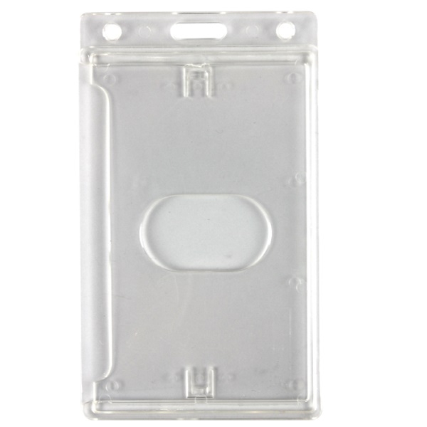 Obrazek Cardholder/carrying case rigid plastic with lock clear (vertical/portrait). 60270289 (DE,SE,NO,FI,RO,PL)