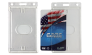 Obrazek Cardholder/carrying case rigid plastic with lock clear (vertical/portrait). 60270289 (DE,SE,NO,FI,RO,PL)