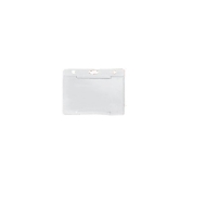 Obrazek Cardholder/carrying badge face open plastic white (horizontal/landscape). 60270111vud (DE,SE,NO,FI,RO,PL)