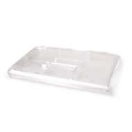 Obrazek Cardholder / carrying case rigid plastic Double Slider Bar with lock clear (horizontal / landscape) for 2 cards. 60270270 (DE,SE,NO,FI,RO,PL)