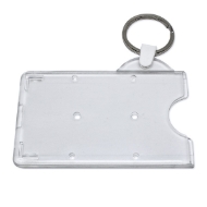 Obrazek Card holder / carrying case rigid plastic with key ring attachment (horizontal / landscape). 60270228 (DE,SE,NO,FI,RO,PL)