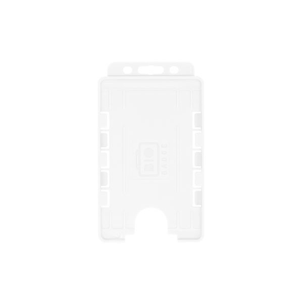 Obrazek 2 sided/2 cards Bio Cardholder/carrying open face plastic frosted/clear (vertical/portrait). 60270490 (DE,SE,NO,FI,RO,PL)