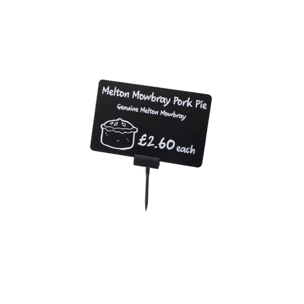 Obrazek Price tag holder black with pointed end. 60270153 (DE,SE,NO,FI,RO,PL)