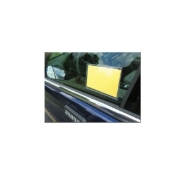 Obrazek Windscreen car park pass holder soft plastic for CR80 card (89x54 mm inner size). Clear adhesive front panel. 60270172 (DE,SE,NO,FI,RO,PL)