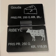 Obrazek H gripper sign holder / Price sign holder for larger signs. 60270210 (DE,SE,NO,FI,RO,PL)