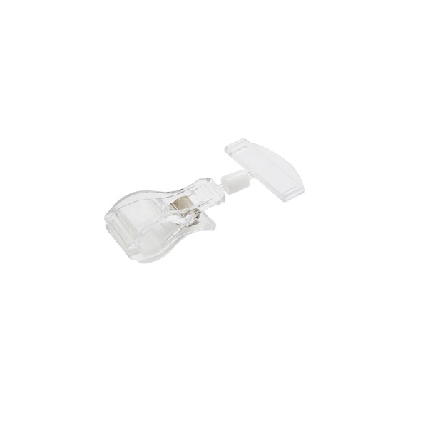 Obrazek Sign holder with large card holder head transparent / Price sign holder transparent 50 mm. 60270155 (DE,SE,NO,FI,RO,PL)