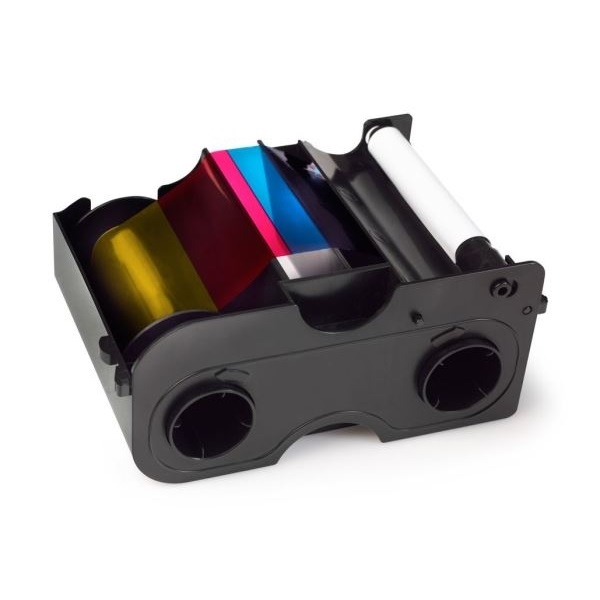 Obrazek HID Fargo 45100 DTC4000/DTC4250e 4-color ribbon/dye film (YMCKO) - 250 print. Fargo 45100. FARGO45100 (DE,SE,NO,FI,RO,PL)