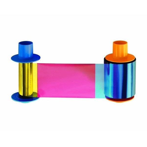 Obrazek HID Fargo DTC1500 4-color ribbon (YMCK) - 500 print. Fargo 45610. FARGO45610 (DE,SE,NO,FI,RO,PL)