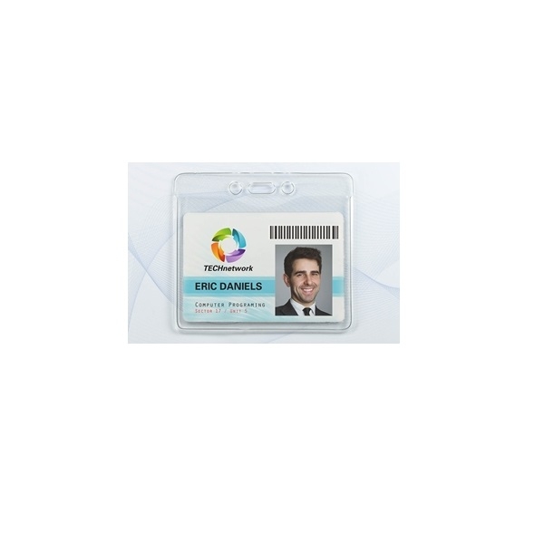Obrazek 86x60 mm Cardholder / carrying case soft plastic. Clear (horizontal / landscape). 60270370vud (DE,SE,NO,FI,RO,PL)