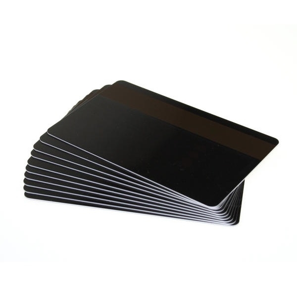 Obrazek Blank black cards with HI-CO magnetic stripe- IS0-7811-6 (CR80). 70102066 (DE,SE,NO,FI,RO,PL)