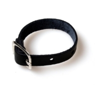 Obrazek Black Leather Luggage Strap with Silver Buckle. 60270107 (DE,SE,NO,FI,RO,PL)