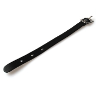 Obrazek Black Leather Luggage Strap with Silver Buckle. 60270107 (DE,SE,NO,FI,RO,PL)