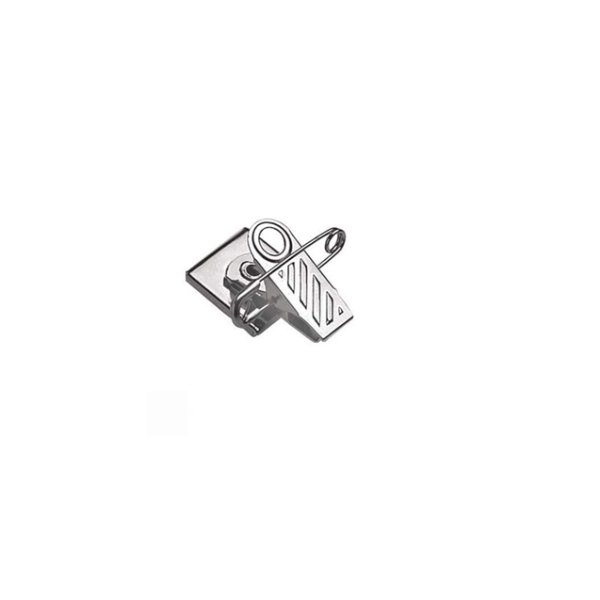 Obrazek Metal crocodile id card clip with pin and self-adhesive pad. 60270105 (DE,SE,NO,FI,RO,PL)