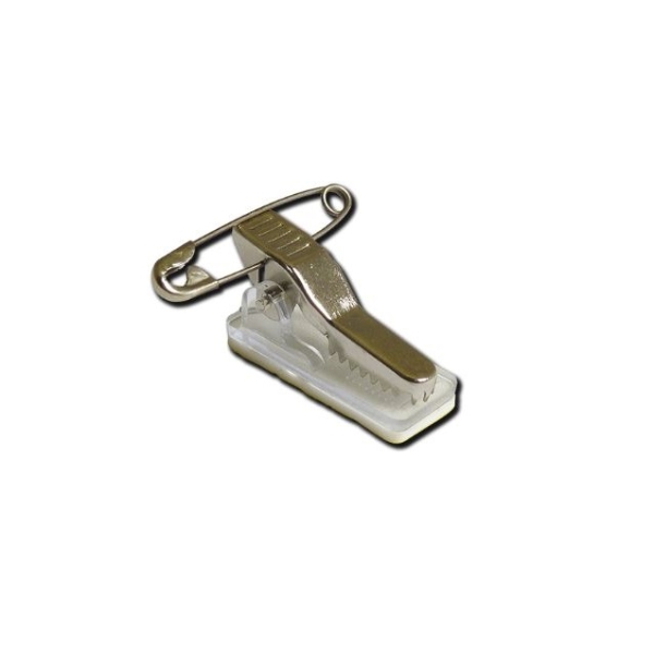 Obrazek Metal crocodile id card clip with pin and self-adhesive pad. 60270106 (DE,SE,NO,FI,RO,PL)