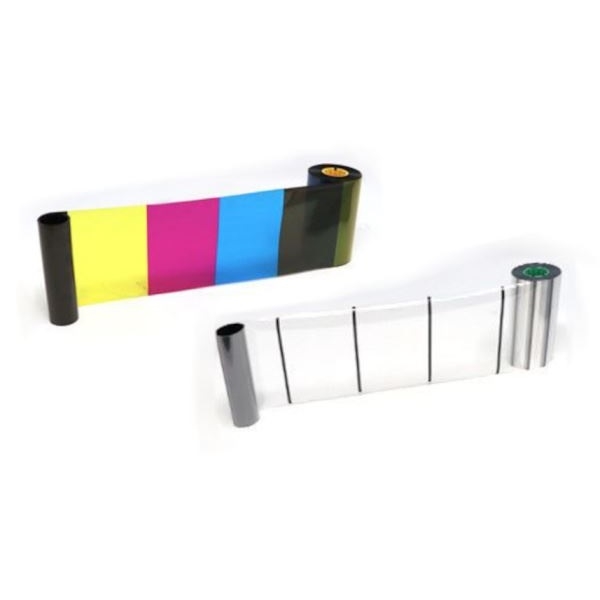 Obrazek Swiftpro advanced YMCK full colour ribbon and retransfer film set 1000 print. 7710006155 (DE,SE,NO,FI,RO,PL)