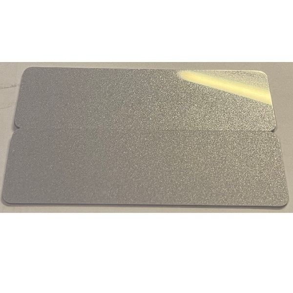 Obrazek Blank silver 2-up e.g. name tags / price tag cards - CR80. 70102098 (DE,SE,NO,FI,RO,PL)