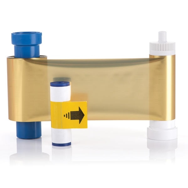 Obrazek Pronto100/Pronto/Enduro/RioPro/300/600 gold without overlay ribbon/dye film (K) - 1000 print. Magicard EN3 MA1000K-GOLD. MAGIRIENGOLD (DE,SE,NO,FI,RO,PL)