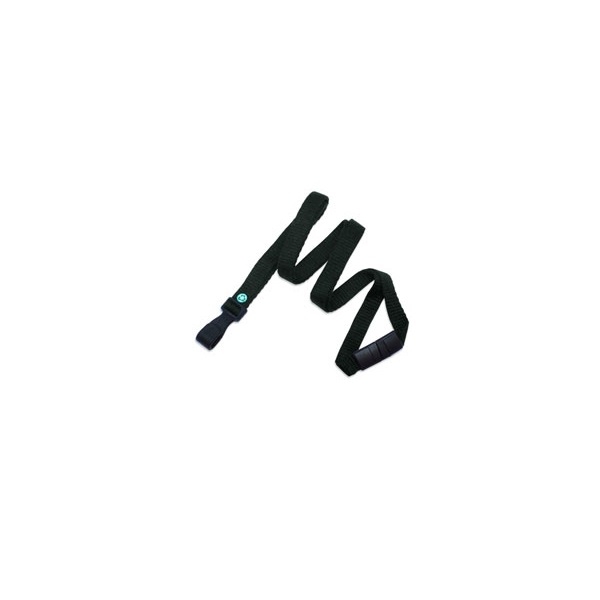 Obrazek Green bamboo lanyard / keyhanger 10 mm with plastic J clip  - environmentally friendly. 60270526 (DE,SE,NO,FI,RO,PL)