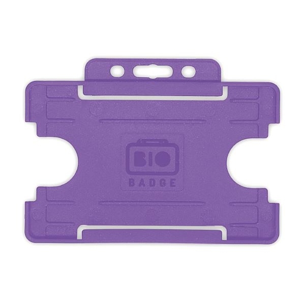 Obrazek Bio badge Cardholder/carrying face open plastic purple (horizontal/landscape). 60270454 (DE,SE,NO,FI,RO,PL)