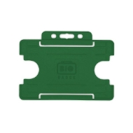 Obrazek Bio badge Cardholder/carrying face open plastic green (horizontal/landscape). 60270456 (DE,SE,NO,FI,RO,PL)