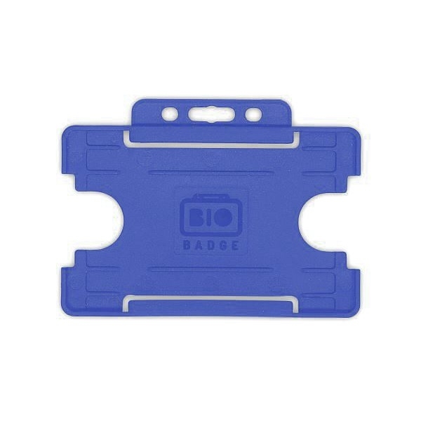 Obrazek Bio badge Cardholder/carrying face open plastic blue (horizontal/landscape). 60270458 (DE,SE,NO,FI,RO,PL)