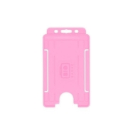 Obrazek Bio badge Cardholder/carrying face open plastic pink (vertical/portrait). 60270479 (DE,SE,NO,FI,RO,PL)