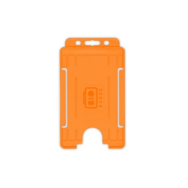 Obrazek Bio badge Cardholder/carrying face open plastic orange (vertical/portrait). 60270473 (DE,SE,NO,FI,RO,PL)