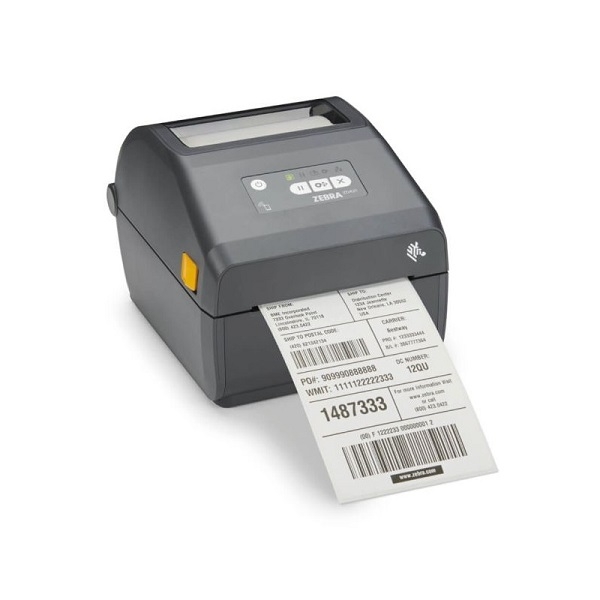 Obrazek Zebra Direct Thermal Printer ZD421; 203 dpi, USB, USB Host, Modular Connectivity Slot, 802.11ac (WIFI), BT4, ROW, EU and UK Cords, Swiss Font, EZPL. ZD4A042-D0EW02EZ (DE,SE,NO,FI,RO,PL)