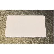 Obrazek Blank white card with corner breakaway  - CR80. 70102055 (DE,SE,NO,FI,RO,PL)