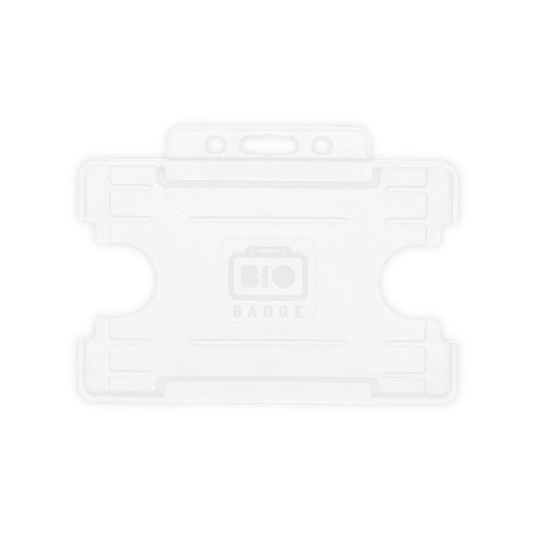 Obrazek White bio badge Cardholder/carrying face open plastic (horizontal/landscape). 60270452 (DE,SE,NO,FI,RO,PL)