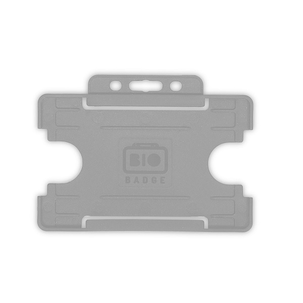 Obrazek Gray bio badge Cardholder/carrying face open plastic (horizontal/landscape). 60270460 (DE,SE,NO,FI,RO,PL)