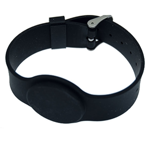 Obrazek Black wristband 13.56 1KB Adjustable strap. 70105011 (DE,SE,NO,FI,RO,PL)