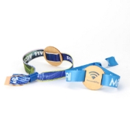 Obrazek Fabric bracelet 13.56MHz RFID woven bracelet NFC wristband. 75102896 (DE,SE,NO,FI,RO,PL)