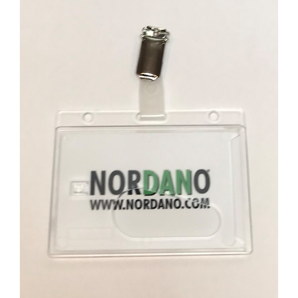 Obrazek Cardholder / carrying case rigid plastic with lock frosted (horizontal / landscape) and clip nylon with strap (belt clip). 60270125+60270101 (DE,SE,NO,FI,RO,PL)
