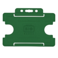 Obrazek Bio badge Cardholder/carrying face open plastic green (horizontal/landscape). 60270456 (DE,SE,NO,FI,RO,PL)