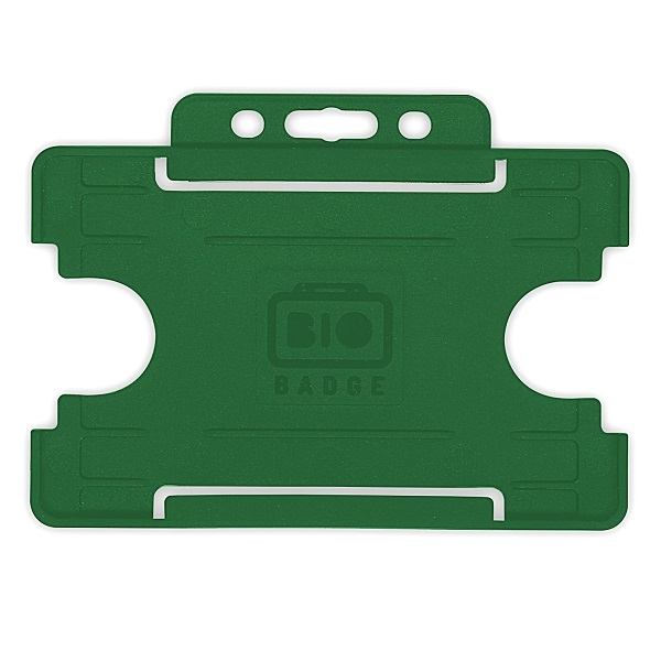 Obrazek Bio badge Cardholder/carrying face open plastic green (horizontal/landscape). 60270456 (DE,SE,NO,FI,RO,PL)