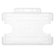 Obrazek Bio ID badge Cardholder/carrying face open plastic frosted/clear (horizontal/landscape). 60270450 (DE,SE,NO,FI,RO,PL)