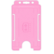Obrazek Bio badge Cardholder/carrying face open plastic pink (vertical/portrait). 60270479 (DE,SE,NO,FI,RO,PL)