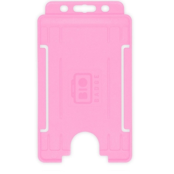 Obrazek Bio badge Cardholder/carrying face open plastic pink (vertical/portrait). 60270479 (DE,SE,NO,FI,RO,PL)