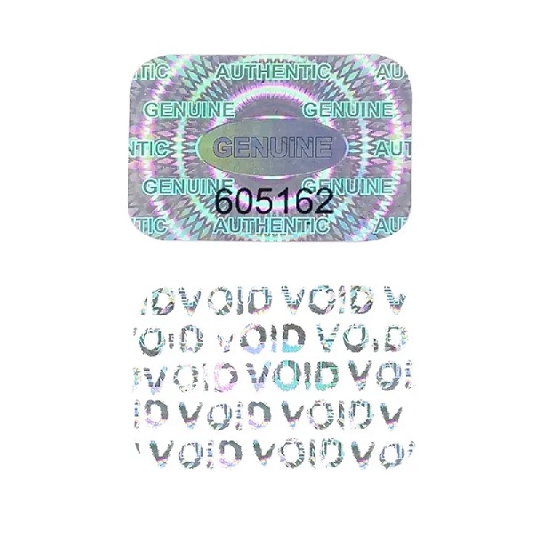 Obrazek Holografic sticker tamper proof/VOID. 80102038 (DE,SE,NO,FI,RO,PL)