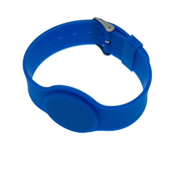 Obrazek Blue wristband 13.56 1KB Adjustable strap. 70105018 (DE,SE,NO,FI,RO,PL)