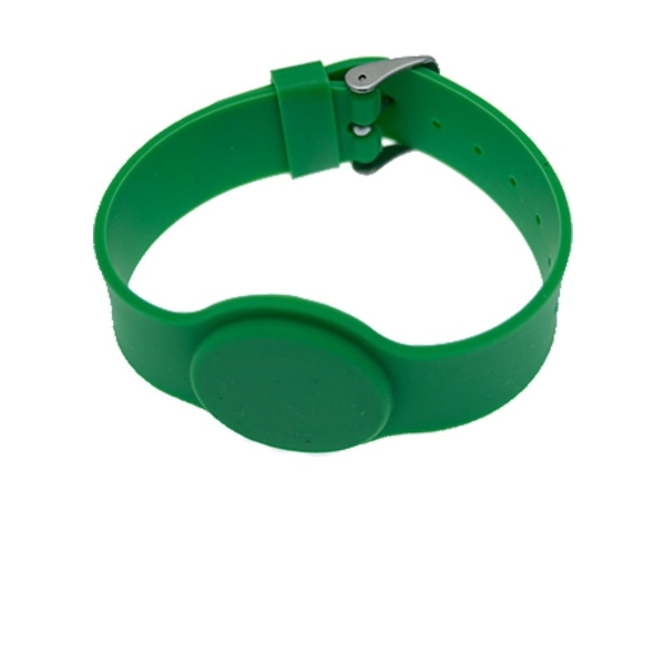 Obrazek Green wristband 13.56 1KB Adjustable strap. 70105016 (DE,SE,NO,FI,RO,PL)