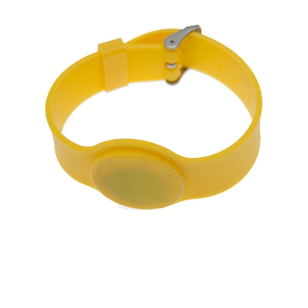 Obrazek Yellow wristband 13.56 1KB Adjustable strap. 70105017 (DE,SE,NO,FI,RO,PL)